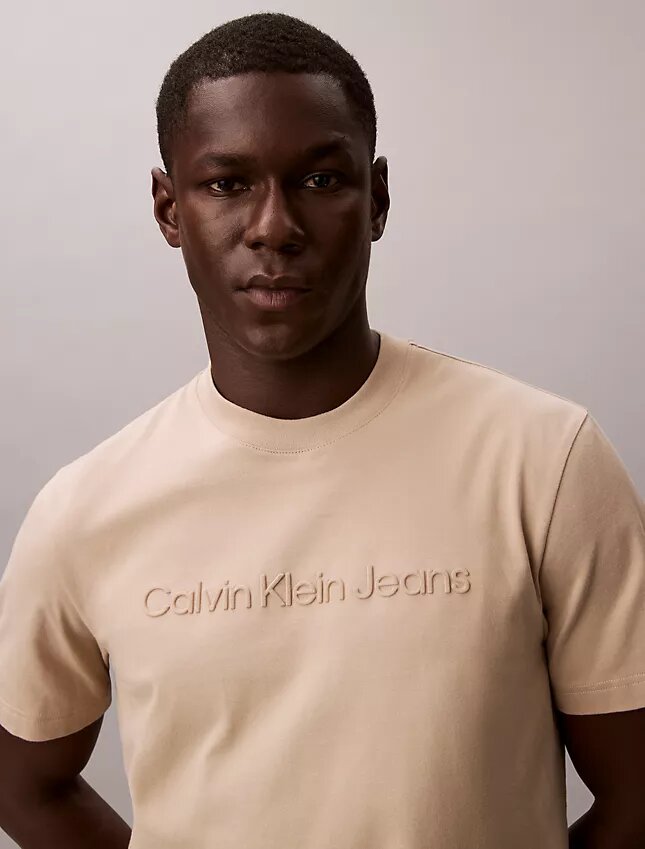 T-shirt classique avec logo en relief T-shirt classique avec logo en relief