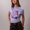 T-shirt classique avec logo floral T-shirt classique avec logo floral