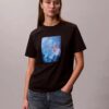 T-shirt classique avec logo floral T-shirt classique avec logo floral