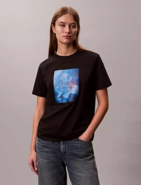 T-shirt classique avec logo floral