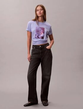 T-shirt classique avec logo floral