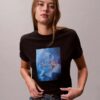 T-shirt classique avec logo floral T-shirt classique avec logo floral