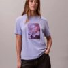 T-shirt classique avec logo floral T-shirt classique avec logo floral