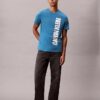 T-shirt classique avec logo graphique vertical T-shirt classique avec logo graphique vertical