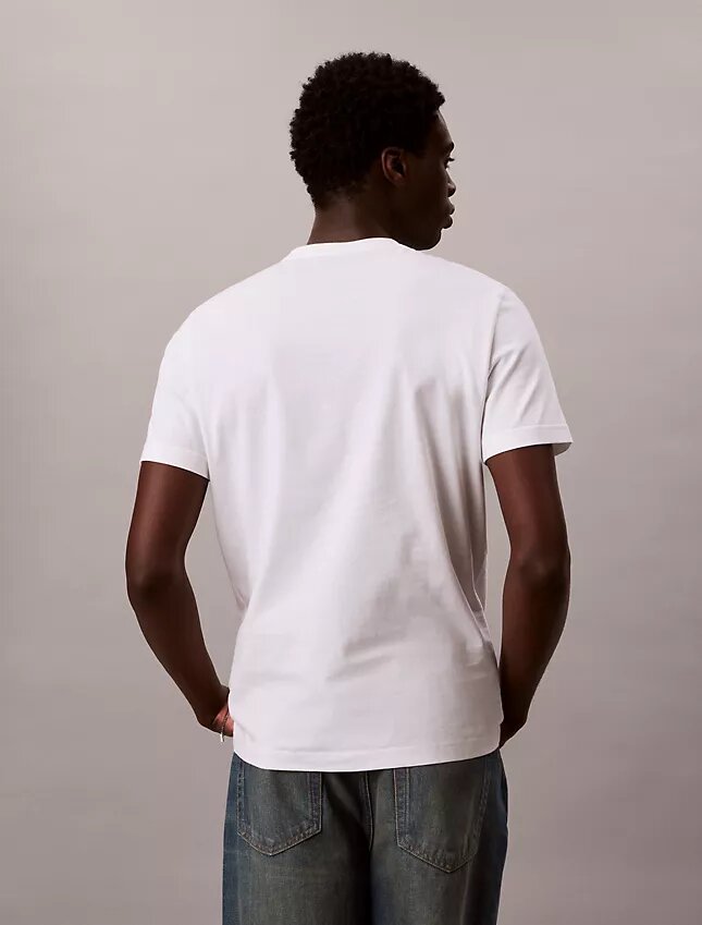 T-shirt classique avec logo imprimé à chaud T-shirt classique avec logo imprimé à chaud