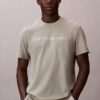 T-shirt classique avec logo imprimé à chaud T-shirt classique avec logo imprimé à chaud