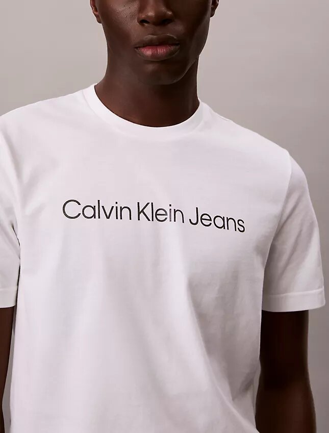 T-shirt classique avec logo imprimé à chaud T-shirt classique avec logo imprimé à chaud