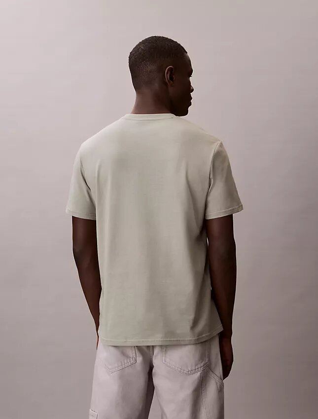 T-shirt classique avec logo imprimé à chaud T-shirt classique avec logo imprimé à chaud