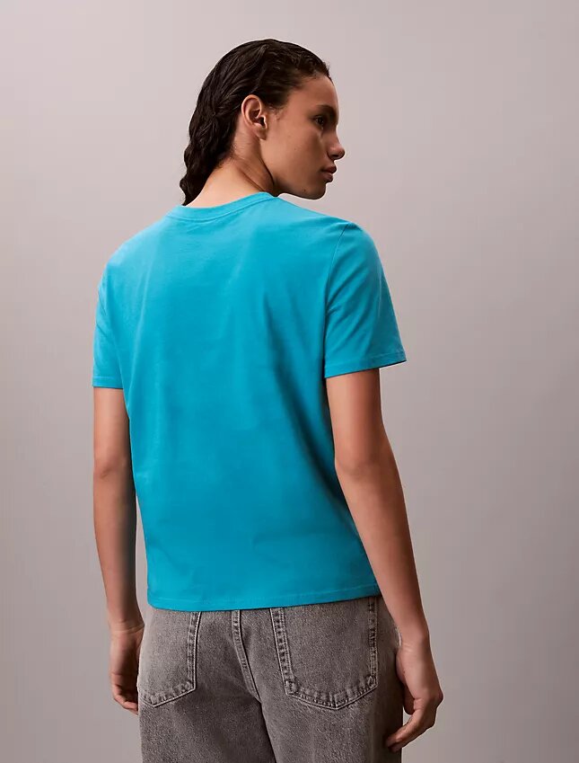 T-shirt classique avec logo pailleté T-shirt classique avec logo pailleté