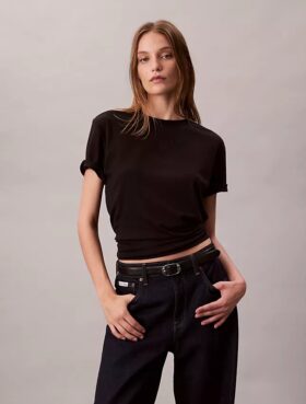 T-shirt classique avec logo Supima Cotton