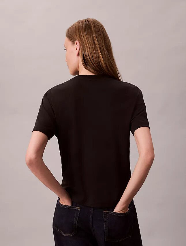 T-shirt classique avec logo Supima Cotton T-shirt classique avec logo Supima Cotton