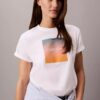 T-shirt classique avec motif coucher de soleil T-shirt classique avec motif coucher de soleil