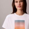 T-shirt classique avec motif coucher de soleil T-shirt classique avec motif coucher de soleil