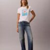 T-shirt classique avec motif marguerite T-shirt classique avec motif marguerite