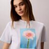 T-shirt classique avec motif marguerite T-shirt classique avec motif marguerite