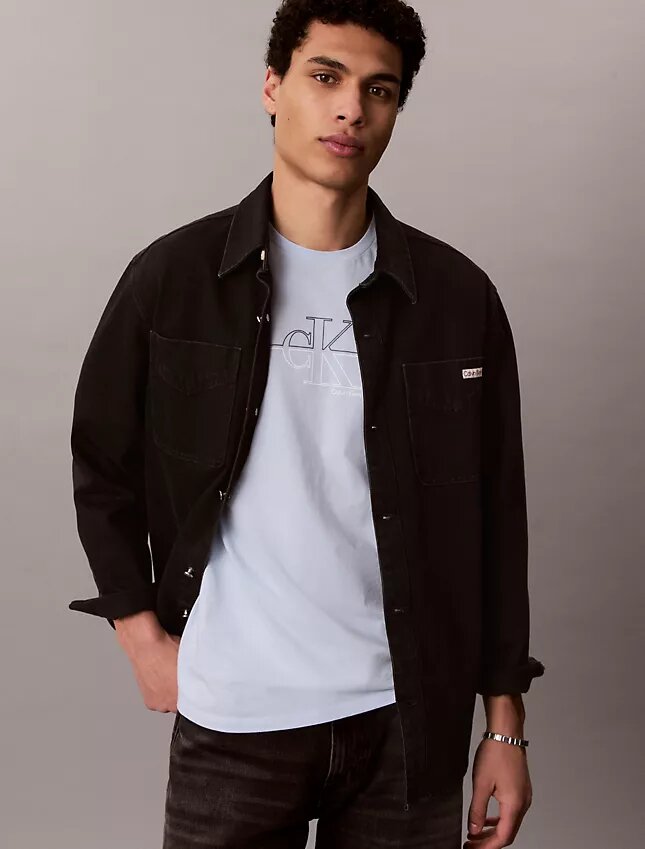 T-shirt classique avec motif Monogram Line T-shirt classique avec motif Monogram Line