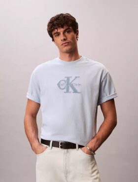 T-shirt classique avec motif Monologo