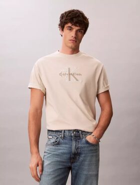 T-shirt classique avec motif Monologo