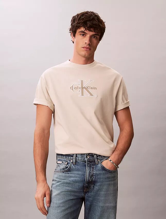 T-shirt classique avec motif Monologo T-shirt classique avec motif Monologo
