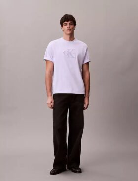 T-shirt classique avec motif Monologo