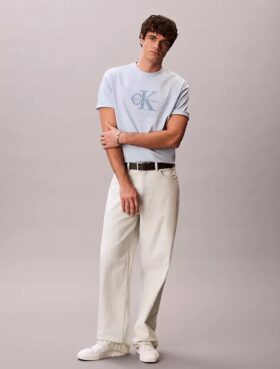 T-shirt classique avec motif Monologo