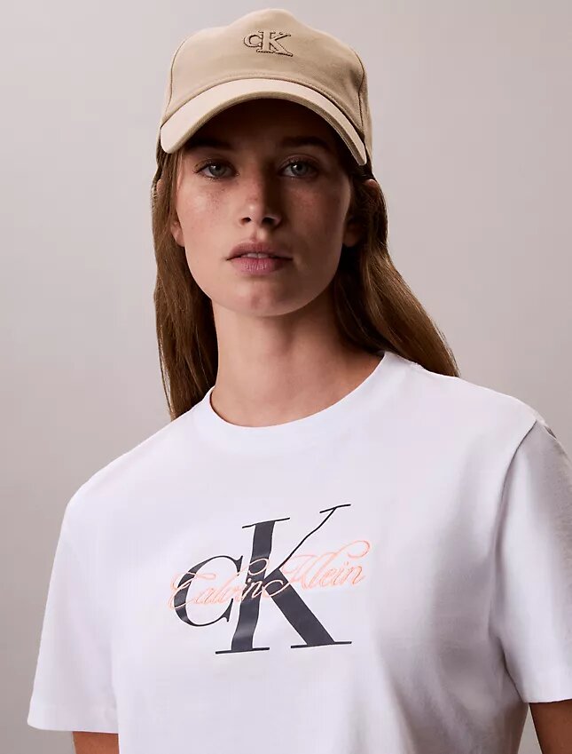 T-shirt classique avec motif Script Monologo T-shirt classique avec motif Script Monologo