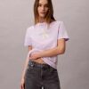 T-shirt classique avec motif Script Monologo T-shirt classique avec motif Script Monologo