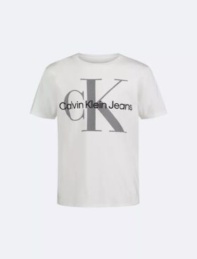 T-shirt classique à col rond Monologo pour garçons