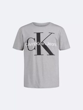 T-shirt classique à col rond Monologo pour garçons