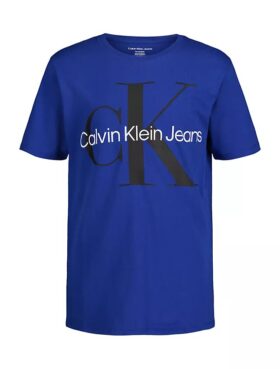 T-shirt classique à col rond Monologo pour garçons
