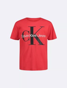 T-shirt classique à col rond Monologo pour garçons