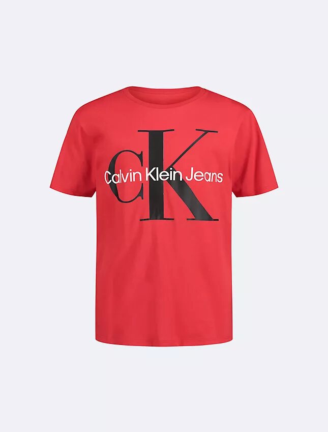 T-shirt classique à col rond Monologo pour garçons T-shirt classique à col rond Monologo pour garçons