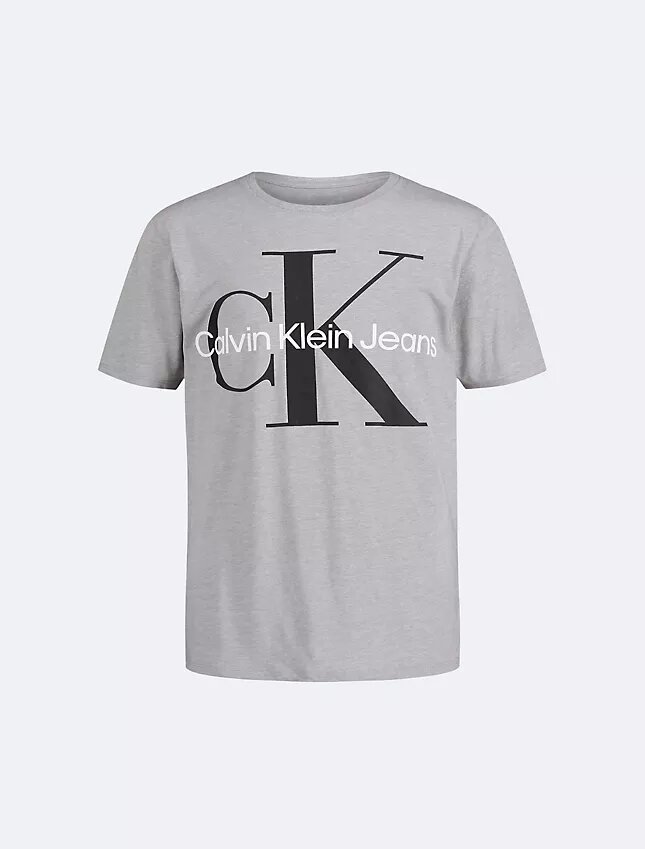 T-shirt classique à col rond Monologo pour garçons T-shirt classique à col rond Monologo pour garçons