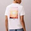 T-shirt classique en jersey rafraîchissant avec motif soleil T-shirt classique en jersey rafraîchissant avec motif soleil