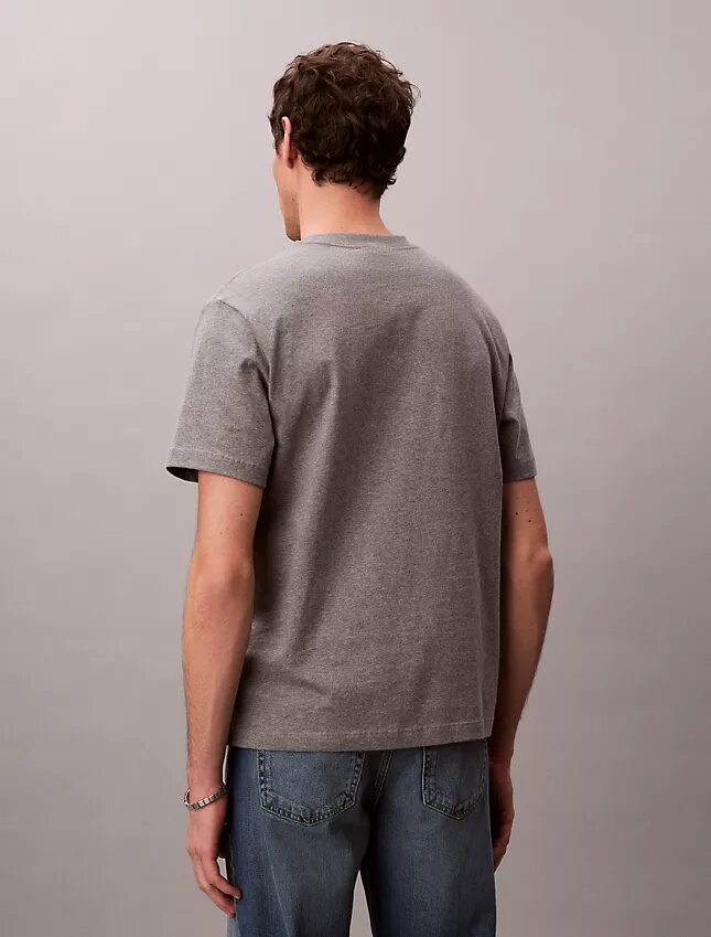 T-shirt classique Heritage en tissu éponge, coupe ample T-shirt classique Heritage en tissu éponge, coupe ample