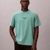 T-shirt classique à logo et effet délavé à l’acide T-shirt classique à logo et effet délavé à l’acide