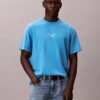 T-shirt classique à logo et effet délavé à l’acide T-shirt classique à logo et effet délavé à l’acide