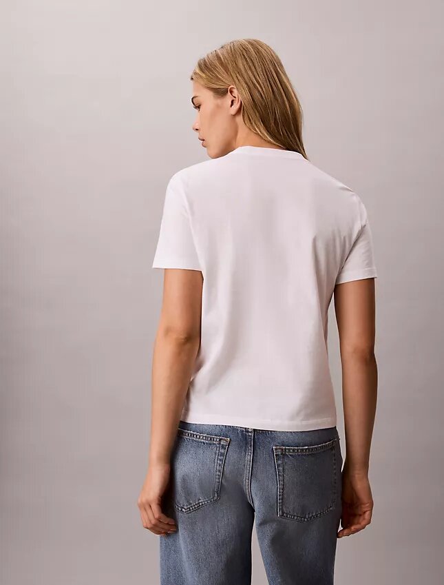 T-shirt classique à logo superposé T-shirt classique à logo superposé