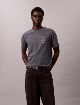 T-shirt classique à motif circulaire