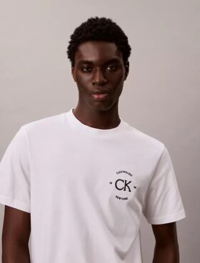 T-shirt classique à motif circulaire T-shirt classique à motif circulaire