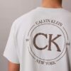 T-shirt classique à motif circulaire T-shirt classique à motif circulaire