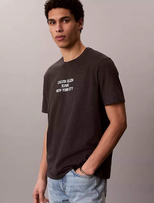 T-shirt classique à motif Ckj T-shirt classique à motif Ckj