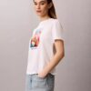 T-shirt classique à motif floral T-shirt classique à motif floral