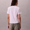 T-shirt classique à motif floral flou T-shirt classique à motif floral flou