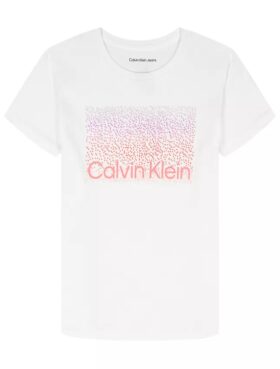 T-shirt classique à motif graphique et logo ombré pour filles