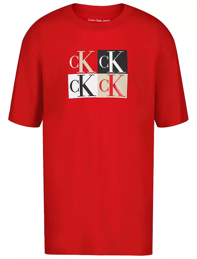T-shirt classique pour garçons à motif Monogram color block T-shirt classique pour garçons à motif Monogram color block