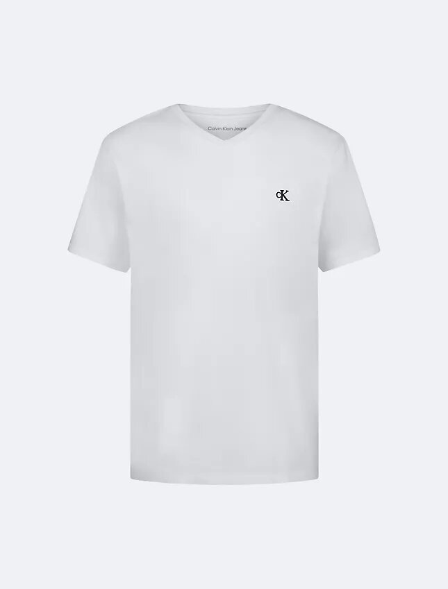 T-shirt à col en V avec Monogram pour garçons T-shirt à col en V avec Monogram pour garçons