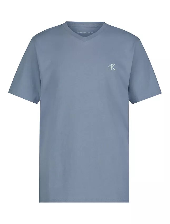 T-shirt à col en V avec Monogram pour garçons T-shirt à col en V avec Monogram pour garçons