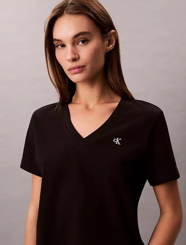 T-shirt à col en V Monogram T-shirt à col en V Monogram