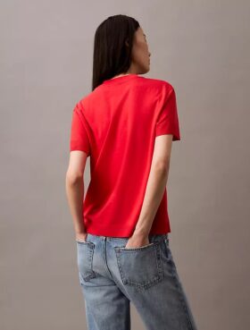 T-shirt à col montant en maille fine